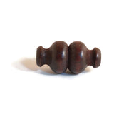Extra Large Deep Red Wooden Dread Bead