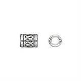 Pewter Dreadlocks Bead Style 39