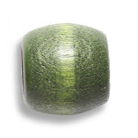 Forest Green Wooden Dread Bead