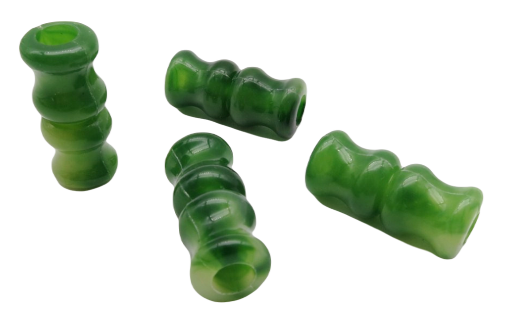 Jade Plastic Dread Bead
