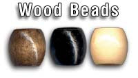 Wooden Dreadlocks Bead Small