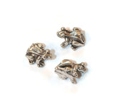 Pewter Frog Dread Bead