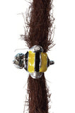 Pewter Bee Dread Bead