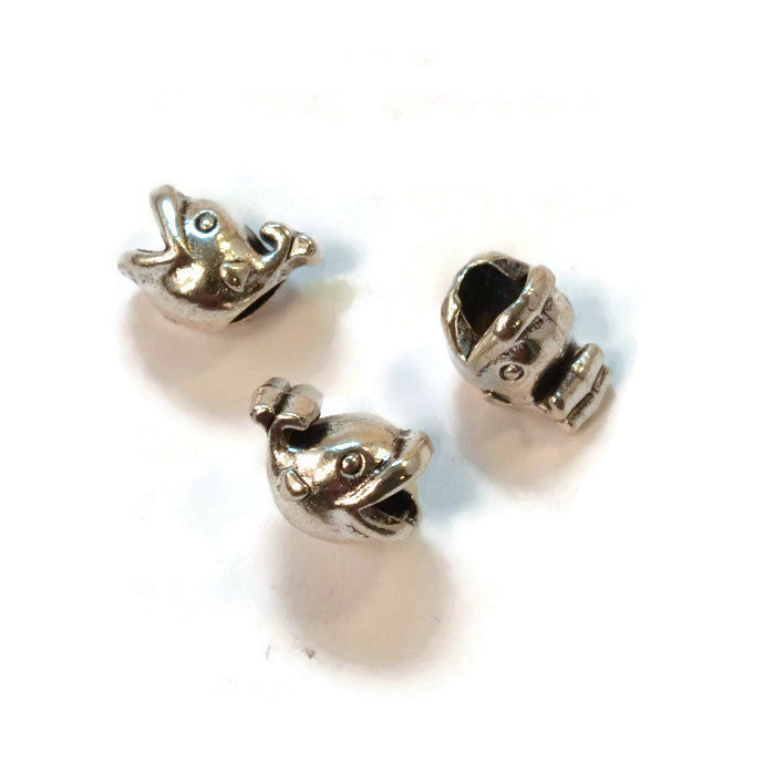 Pewter Fish Dread Bead