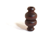 Extra Large Deep Red Wooden Dread Bead