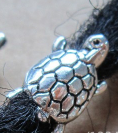 Turtle Pewter Dread Bead