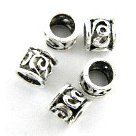 Pewter Dreadlocks Bead Style 46