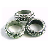 Pewter Dreadlocks Bead Style 60