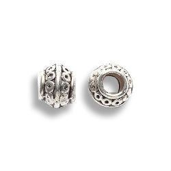 Circles Pewter Dreadlocks Bead