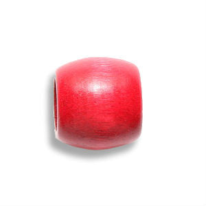 Red Apple Wooden Dread Bead