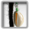 Shell with green beads Dread Dangle