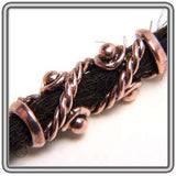 Pewter Dreadlocks Bead Style 3 Copper